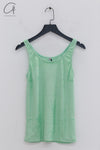 BASERANGE Tank Top BAS-TOOTK-VE-SU24-TELU GREEN